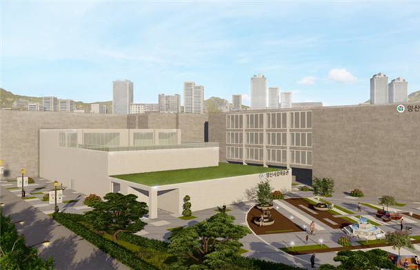 양산시립미술관 조감도