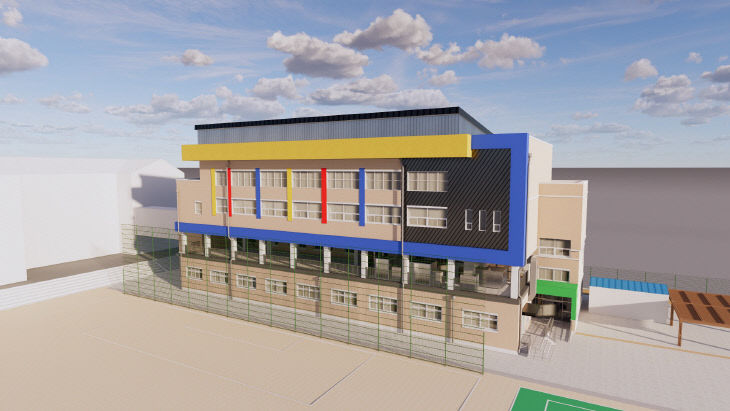 3-1. 대전법동중 급식실 조감도