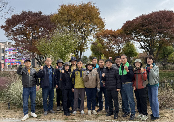 제천시민정원사 의림지 일원 주목 식재