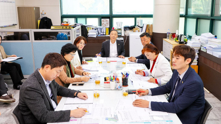 안산시의회, 3개 상임위 ‘집행부’와 현안 협의 정담회