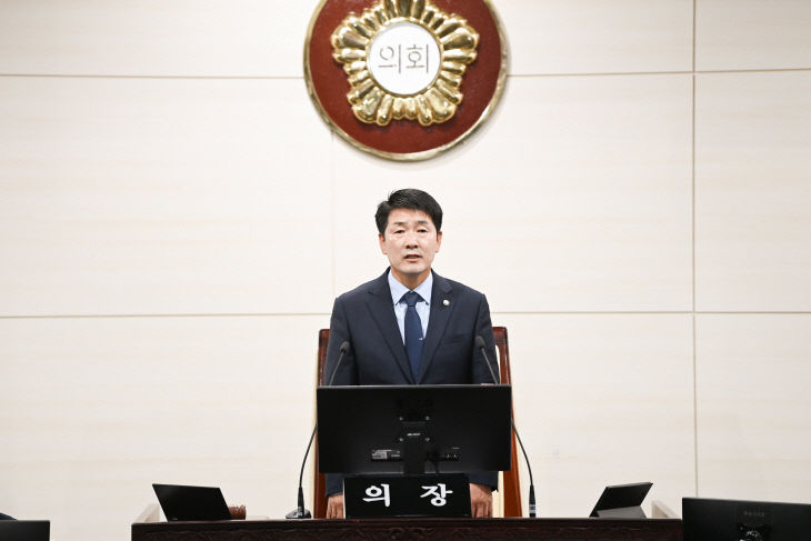 화성시의회 배정수 의장 개회사