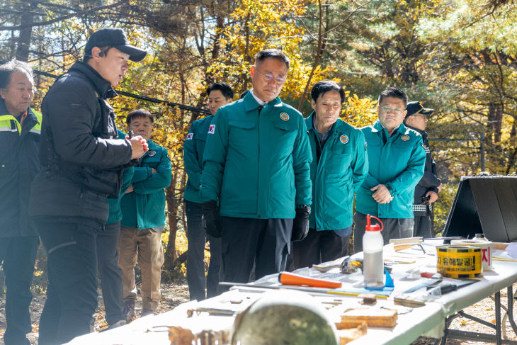 _6·25 전사자 유해발굴 현장 장병격려