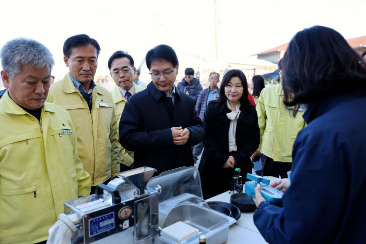 심덕섭 고창군수, 공공비축미 수매현장 격려방문(1)