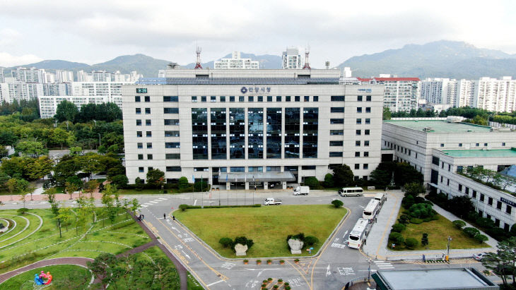 안양시청 전경. (2025)