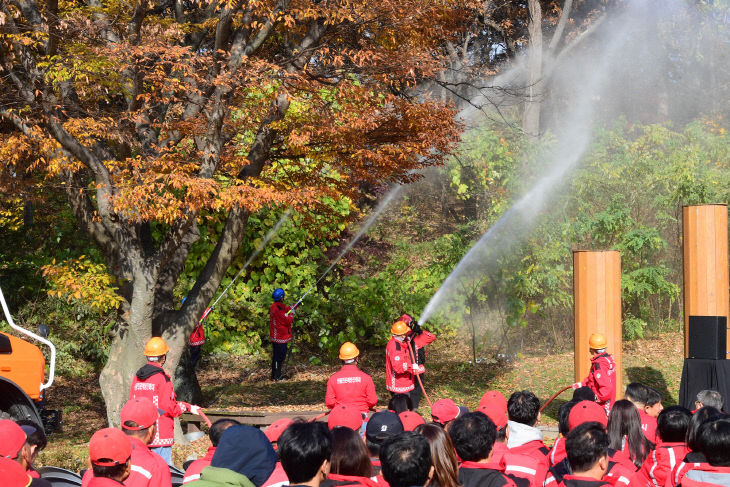 강화군 산불 초기 신속 대응 위한 통합 훈련 실시(2)