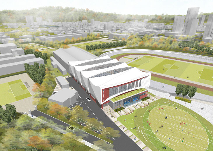 1_음성군  실내테니스장 건립 본격화_조감도