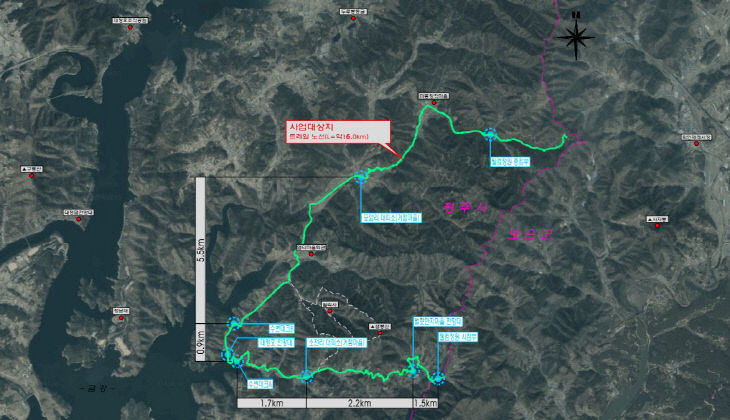 청주시, ‘한반도 횡단’ 동서트레일 지역 내 조성 준공.