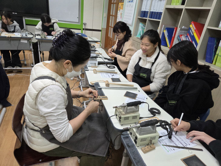 예산 삽교중, 주얼리 디자이너 직업심화체험 실시