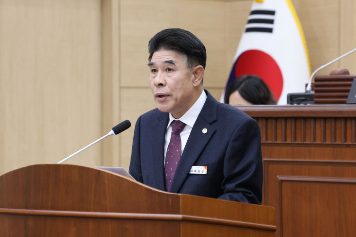 이응우 계룡시장 시정연설 사진