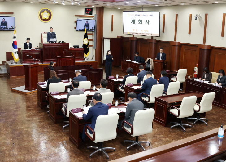 광명시의회, 31일간의 대장정 ‘제297회 제2차 정례회’ 개회