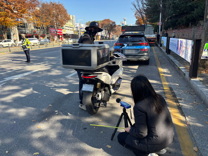 제천시, 불법개조 차량 합동단속…운행차 소음 근절 나선다