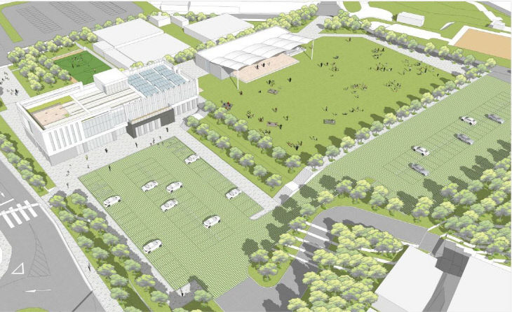 음성군 대소면 오산지구 농촌공간정비사업 조감도.(음성군 제공