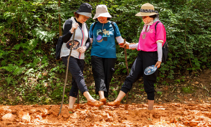 2. 대전시 맨발걷기 녹색도시 조성 본격화-계족산 황톳길