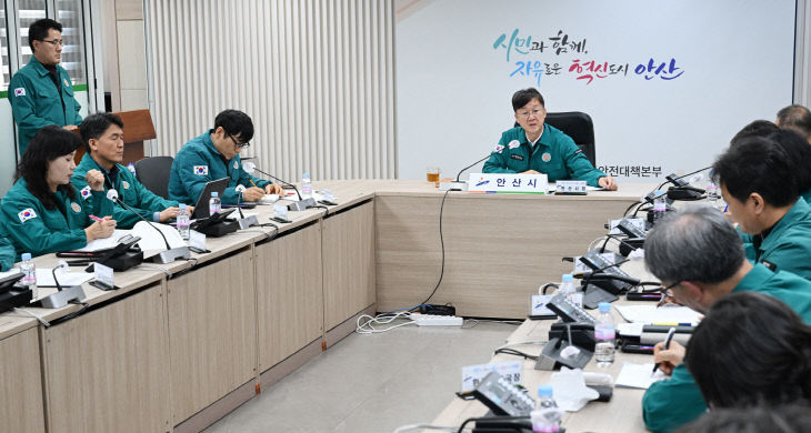 이민근 안산시장, 겨울철 재난 ‘사전 점검’ 주문.