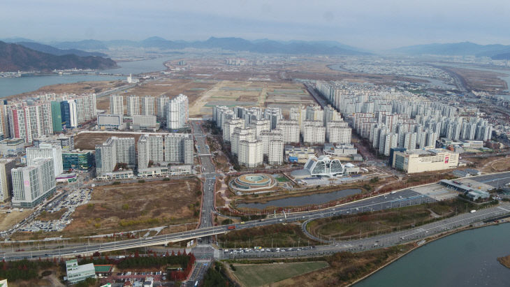 (사진1)부산진해경제자유구역 명지국제신도시 전경