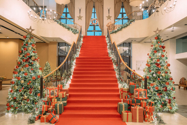 베어트리파크 크리스마스 판타지_레드카펫 계단