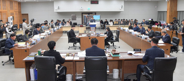 2025 행정사무감사장 전경