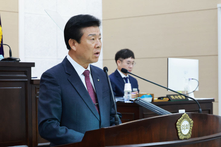 박범인 금산군수 시정연설
