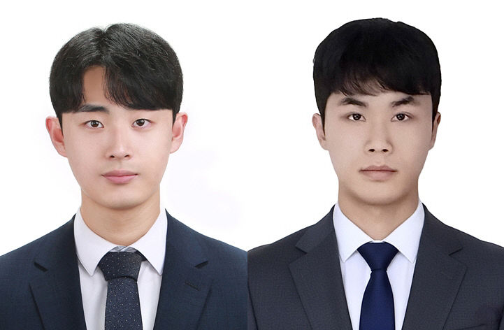 전기자동차과 김태완(왼쪽), 이서준 졸업생