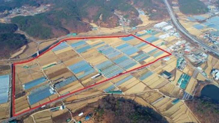 대구농수산물도매시장 부지 전경