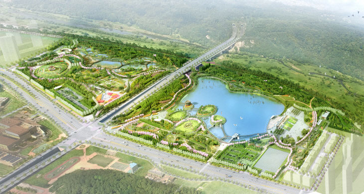 호수공원 조감도