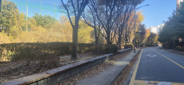 청주시 가경동 석남천 경관녹지 정비 완료