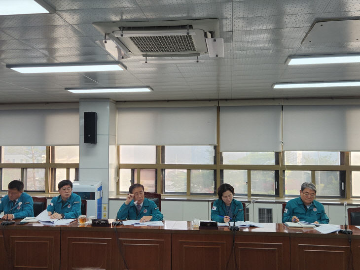 보도 1) 겨울철 자연재난 상황판단 회의(2)