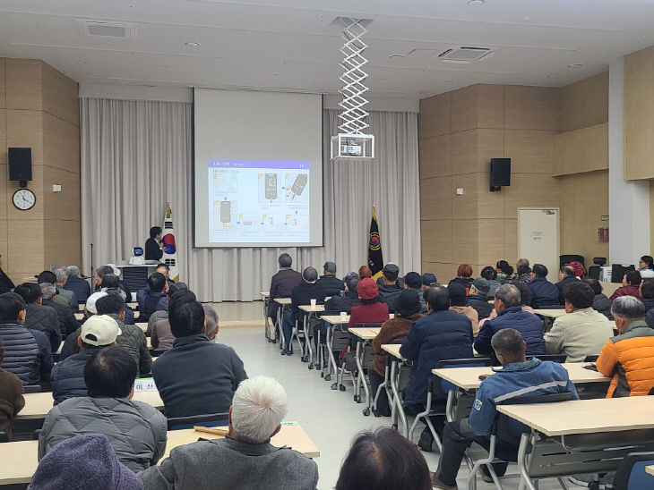 연천군, 스마트 경로당 이용 교육 실시