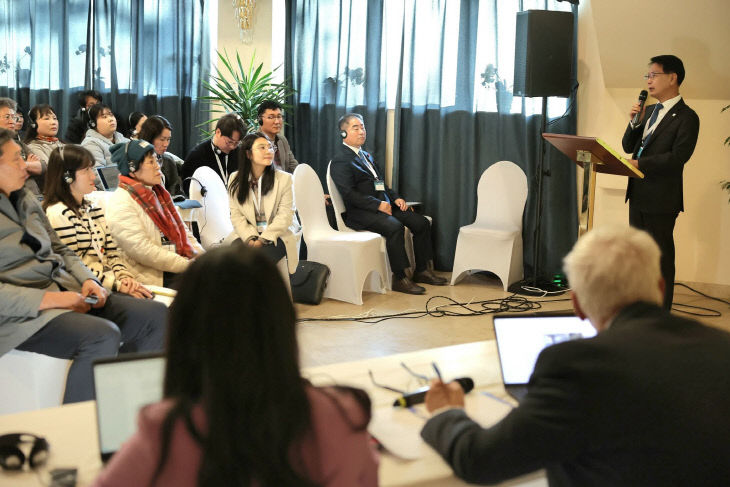 심덕섭 고창군수, 헝가리 람사르습지도시 시장단 회의 발표(2)