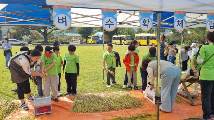 사계절테마학습-가을 벼수확체험