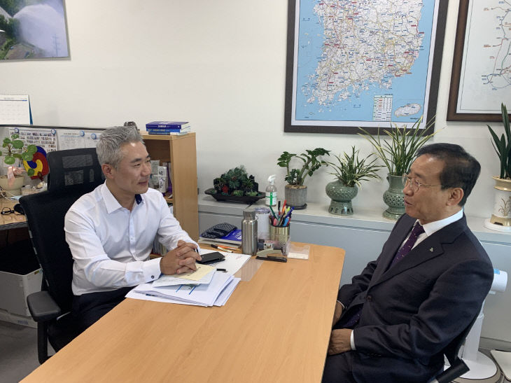 보도 1) 중앙부처 방문(이재우 기재부 총사업비과장)