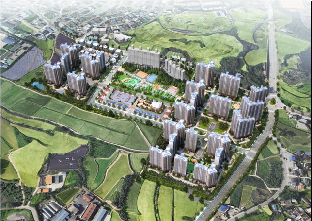 음성 대소 삼정지구 조감도.(음성군 제공)