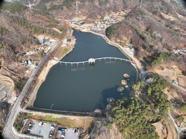 호수 둘레길, 수상 보행교, 야간 경관조명 등 설치, 지역경제