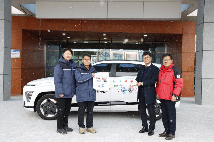 신서천발전본부 노사가 개최한 희망드림 2호차 기증식