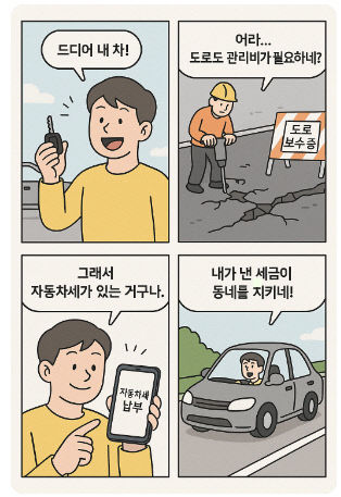 2 자동차세 홍보 만화
