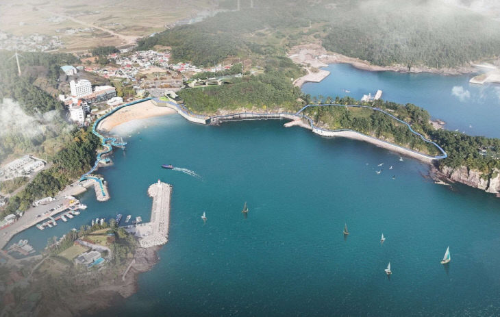 삼천포항(신향항) 어촌신활력증진사업 조감도