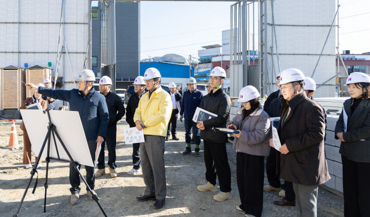 김돈곤 군수 사업현장 점검