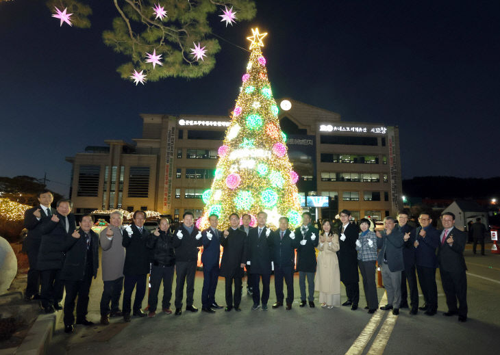 고창군 청사 경관조명 점등식(3)