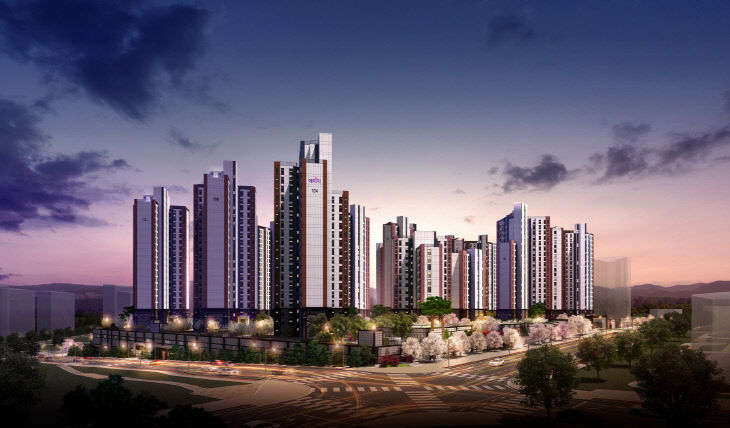 이천 중리 B3블록 금성백조 예미지_석경투시도