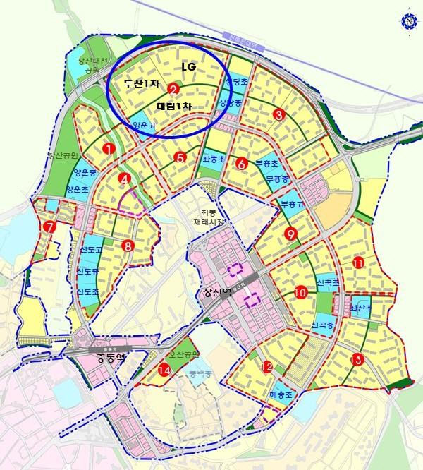 선도지구 선정 구 제공