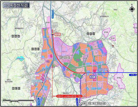 양주시,‘덕정옥정선, 제2차 경기도 도시철도망 구축계획’국토