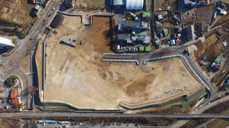 1-1 덕포리 공공기관 이전 부지조성 완료