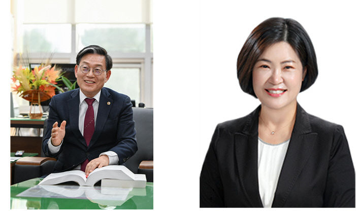 박종철 의원, 임말숙 의원.부산시의회 제공