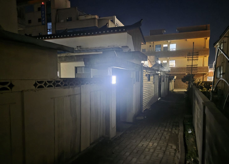 3. LED 주소정보시설 설치 1(안심귀가 LED 건물번호판)