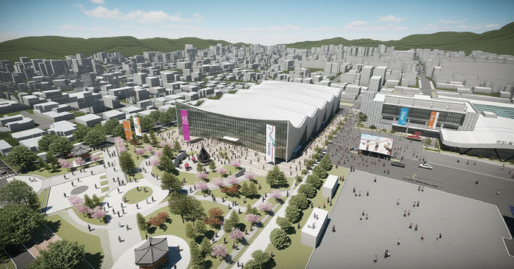 제천 종합실내체육센터 조감도