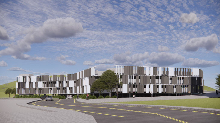 진주 역세권에 ‘공영주차타워’ 조감도