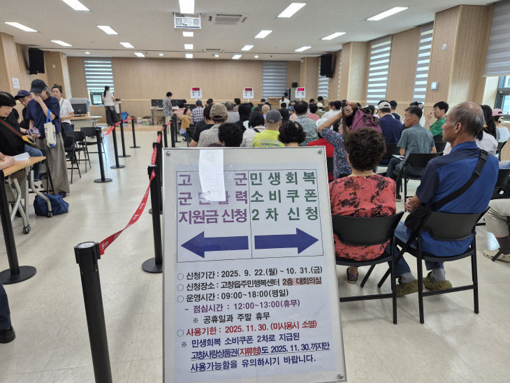 (자료사진) 민생회복 소비쿠폰 발급 대기줄