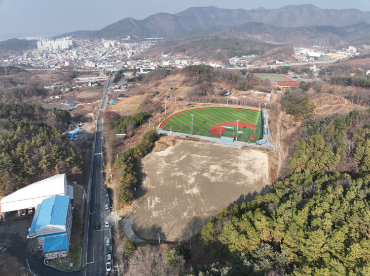1.수해 폐기물 처리가 완료된 임시적환장 현장 모습
