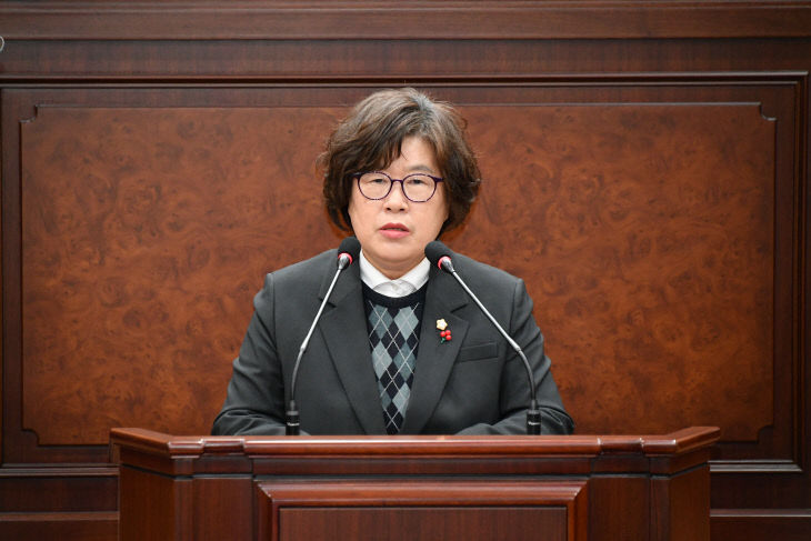 5분발언 현장사진-박은희 의원