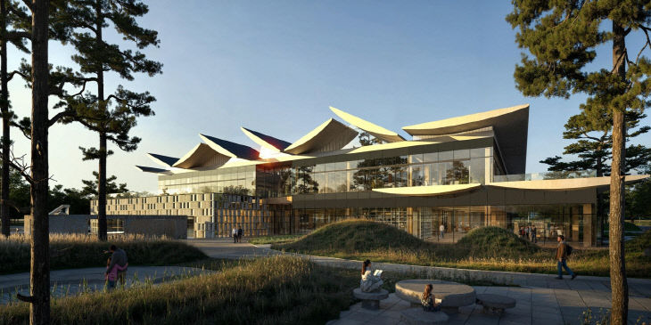 경주시 복합문화도서관 당선작
